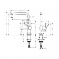 Змішувач для кухні Hansgrohe Talis M54 72840000 270, 1jet - Фото 1